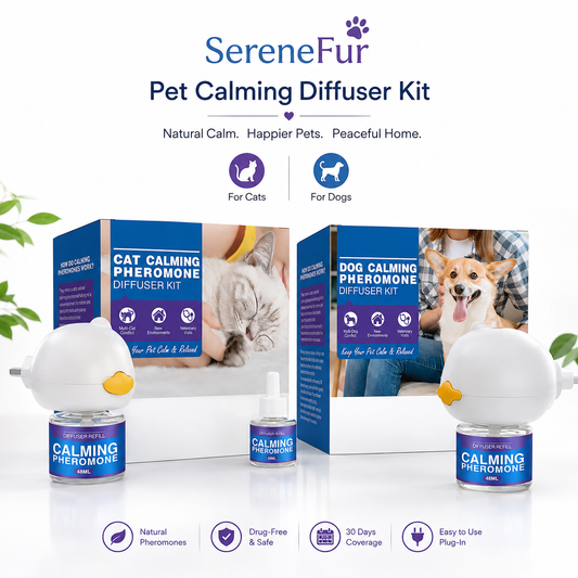 SereneFur - Pet Calming Diffuser Kit