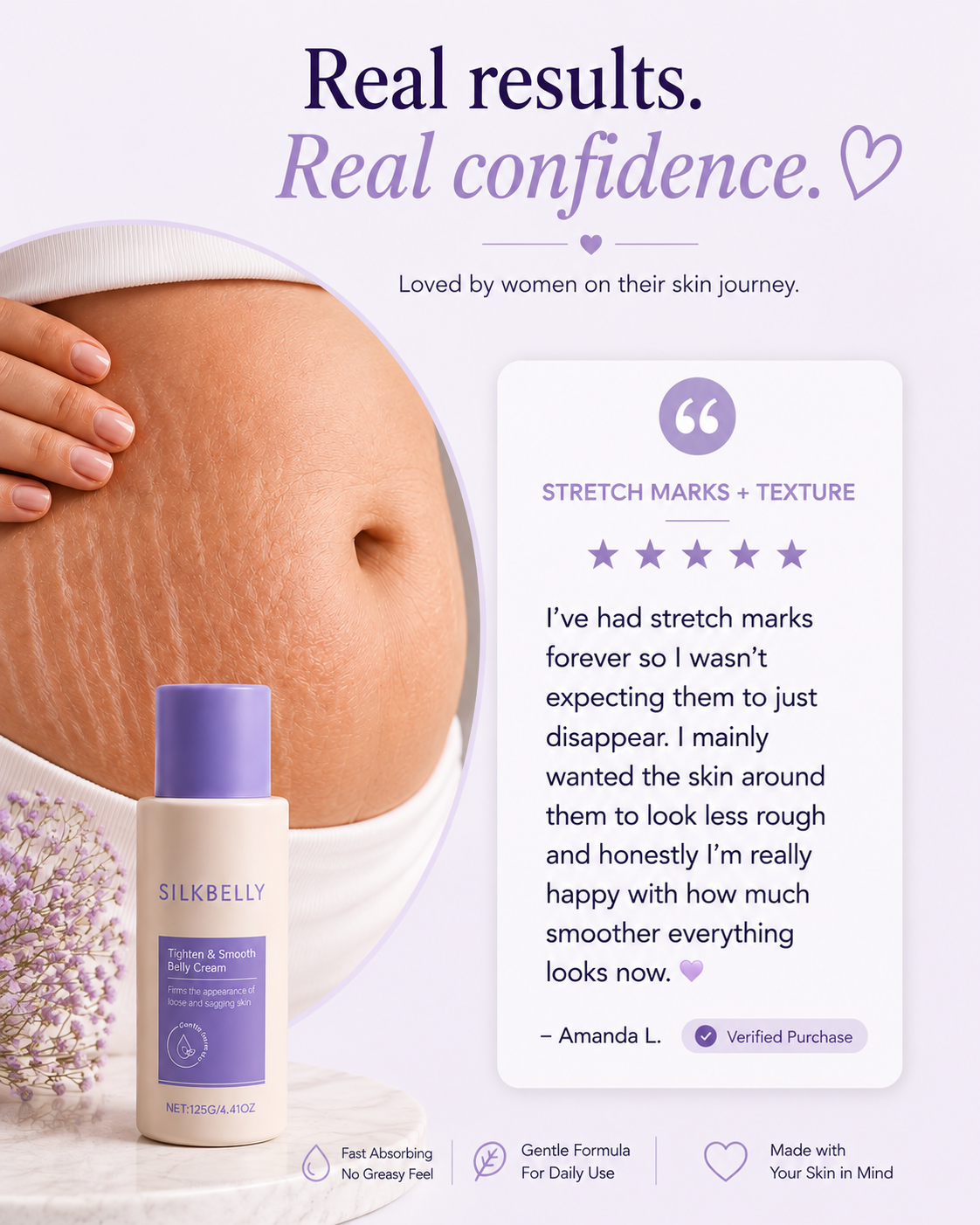 SilkBelly - Tightening & Smoothening Belly Cream